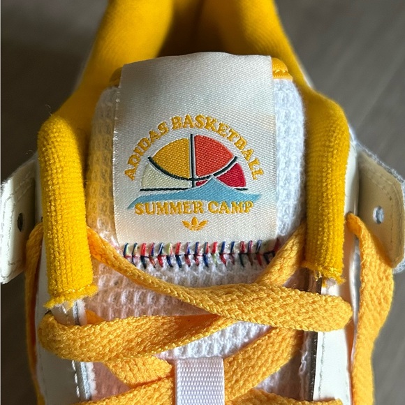 Adidas Originals Forum Low Summer Camp - Cream Yellow Women’s Shoes size 8 - Picture 5 of 6
